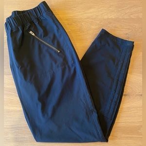 Athleta Black Zippered Pocket Joggers